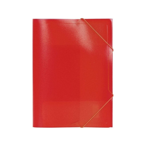 Carpeta A5 Con Elástico Roja - Mosca