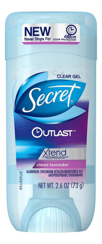 Desodorante Gel Secret Función De Material Secret Outlast