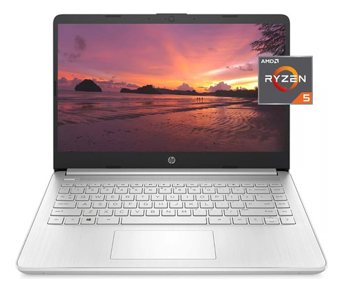 Hp 14 Laptop, Amd Ryzen 5 5500u, 8 Gb Ram, 256 Gb Ssd