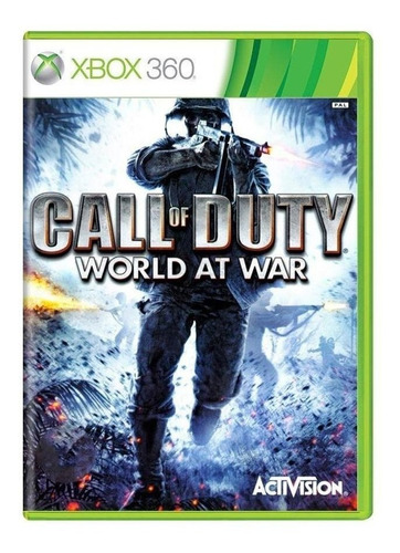 Call Of Duty World At War Xbox 360 Original Mídia Física