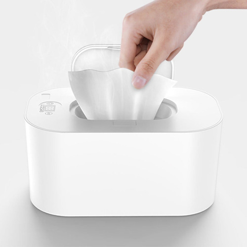 Limpie Los Bebés Calientes Dispensador Del Blanco