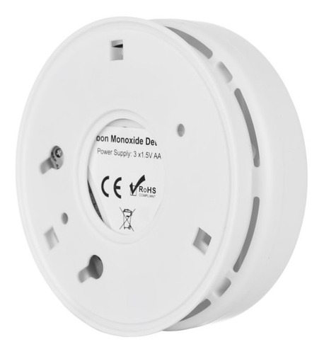 Alarma Detector De Monóxido De Carbono Autónomo Digital