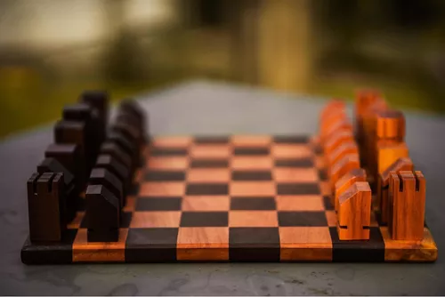 Jogo de xadrez design minimalista - Sjakk Thor I Tabuleiro feito