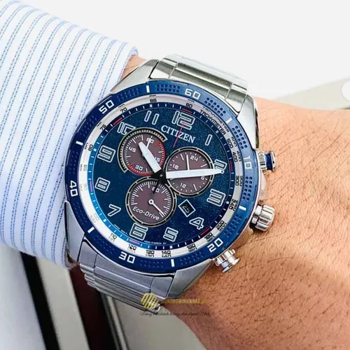 Citizen Drive Ar Chrono Blue Dial At2440-51l.. Dcmstore