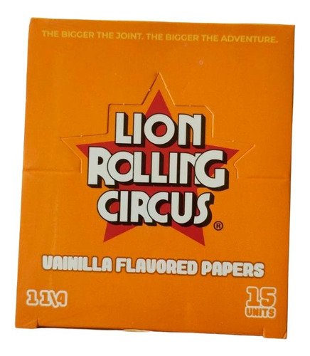 Lion Rolling Circus Vainilla Saborizado 1 1/4 