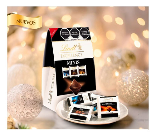 Chocolate Oscuro Premium Lindt Excellence Minis 12pz