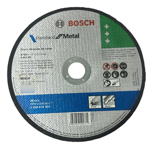    Disco De Corte Ultrafino 7  1/4 Pulgada Bosh 