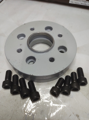 2 Espaçador Rodas 4x100 Vw 17mm C/ Parafusos De Fixação