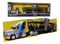 Comprar Maisto Trailer Mack Anthem Gris Lowboy Escala 1:64 Gris Oscuro