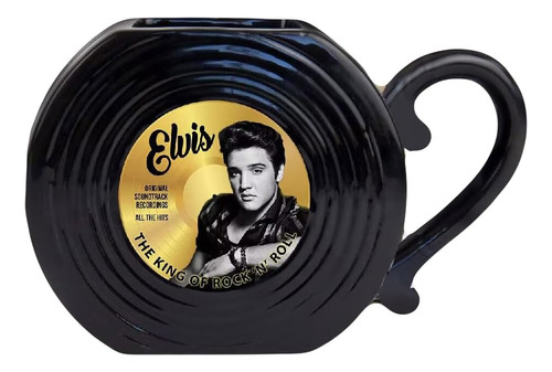 Productos Mid-south - Taza De Elvis Presley, Forma De Disco