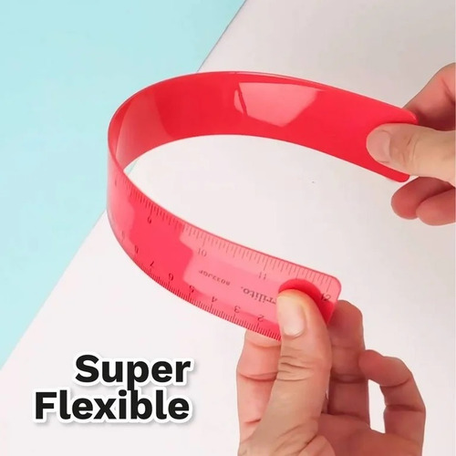 Juego De Geometría Barrilito Super Flexible 5pz