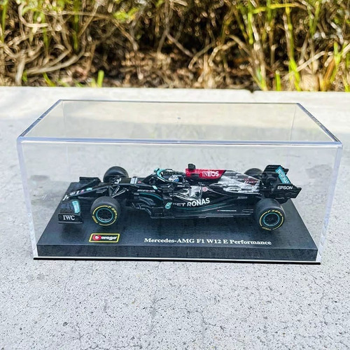 F1 Mercedes W12 Valtteri Bottas 2021 Bburago 1:43 c/Acrílico