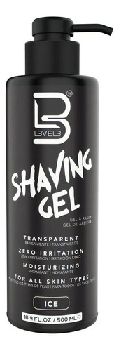 Gel De Afeitar Transparent Shaving Gel Ice X500 Ml - Level 3
