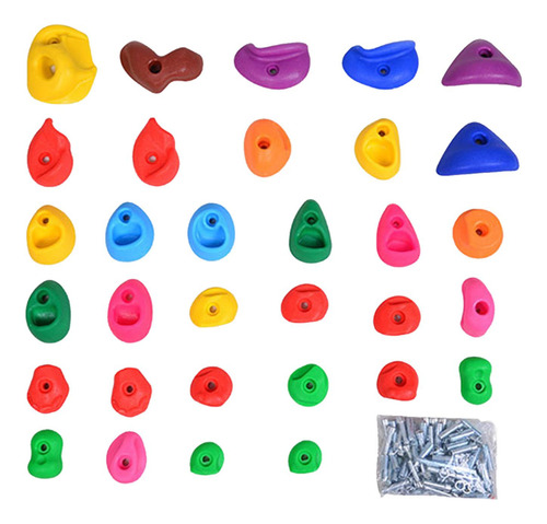 Soportes Para Escalada En Roca, Kit De Juego De 32 Piezas