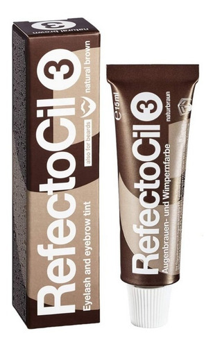 Imagem 3 de 10 de Kit Refectocil 1 Tinta N° 3 Castanho Natural + 1 Ox