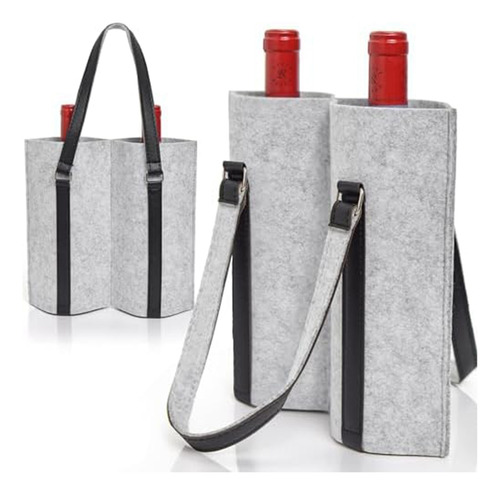 Paquete De 2 Bolsas De Transporte De Vino (4 Botellas), Acol