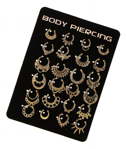 Anillos En Forma De C Para La Nariz, Joyería Para Piercing