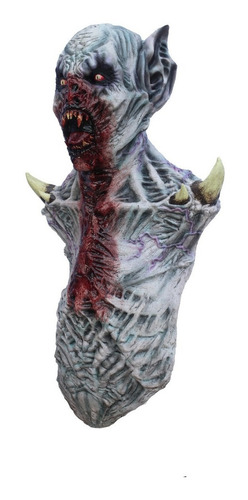 Máscara De Vampiro Mega Halloween 26578 Color Gris