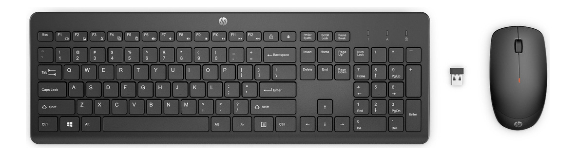 Teclado Y Mouse Inalámbrico Hp 230, Negro