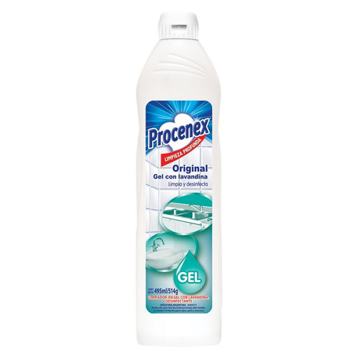 Limpiador Procenex Gel Con Lavandina en gel 495 ml
