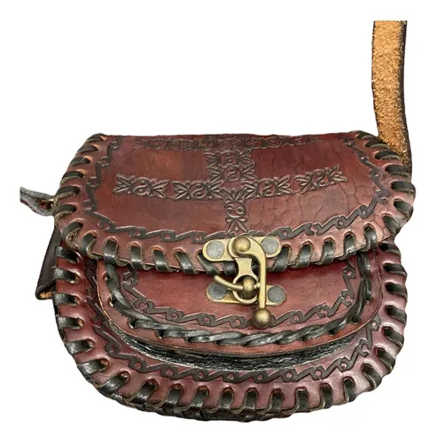 Carteras de cuero artesanales precios sale