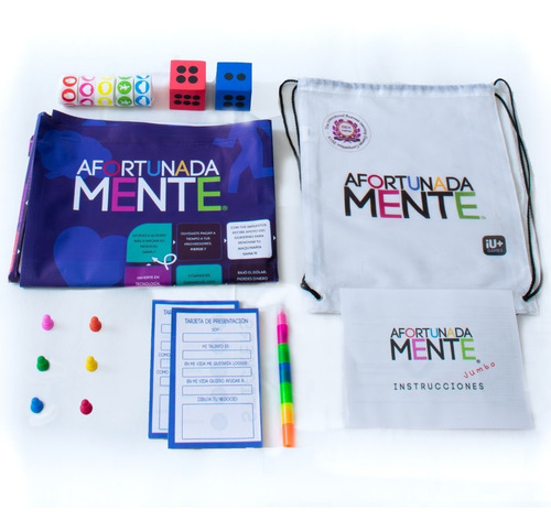 Afortunadamente Jumbo 120x120 Juego Finanzas Niños Original