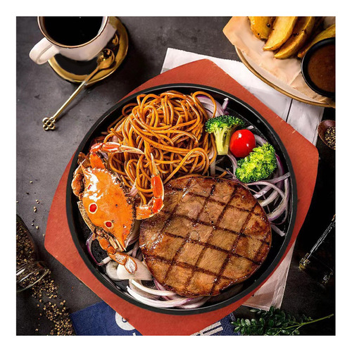 Plato De Hierro Fundido Para Carne, Carne, Mariscos,