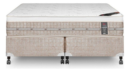 Cama Box + Colchão Castor Queen Premium One 158x198x57cm