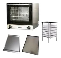 Comprar Horno Convector Santini Mc600 6 Bandejas 2 Perforadas + Base