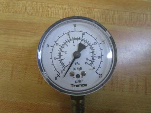Trerice D18078 2.5 Gauge 860b 0-20 In.h2o Yyj