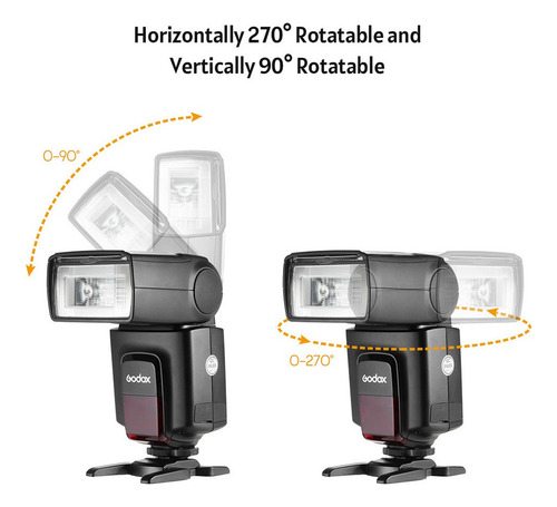 Godox Tt520universal Flash En La Cámara Speedlite Electrónic