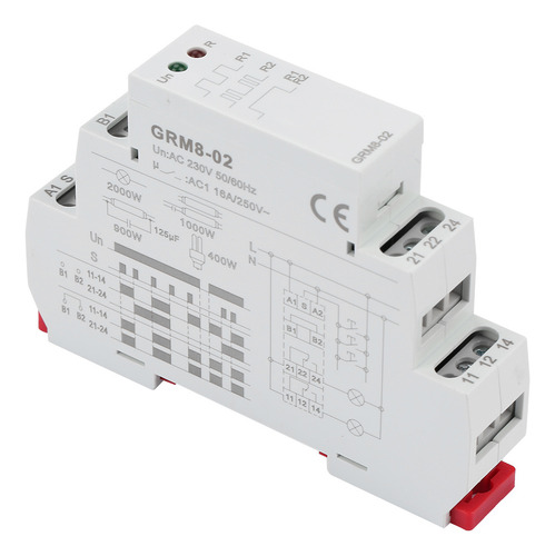 Relé De Enclavamiento Por Impulso Grm8-02, Memoria Electróni