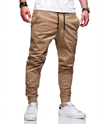 Calça Masculina Sarja Jogger Cargo Camuflada