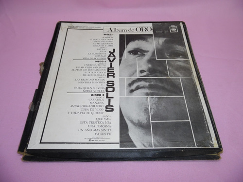 Acetato Javier Solis Album De Oro ** Año 1969 ** (Usado)