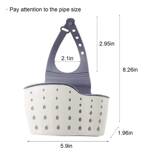 Importunk 1 Par (2 Unidades) Caddy Estante Para Fregadero De