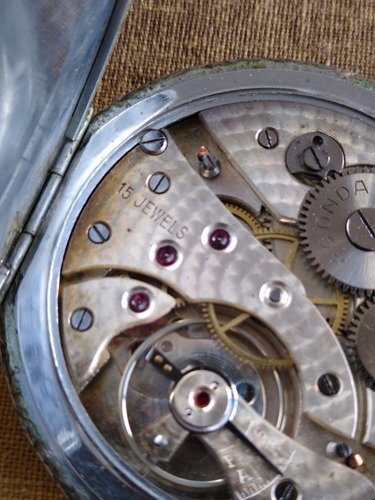 Antiguo Reloj De Bolsillo Marca Condal - Swiss Made - (Usado)