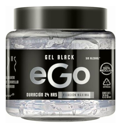 Ego Black Gel For Men Tarro De 220ml