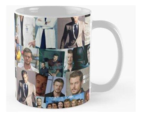 Taza X4 Arte Del Collage De Fotos De Mark Sloan Calidad Prem