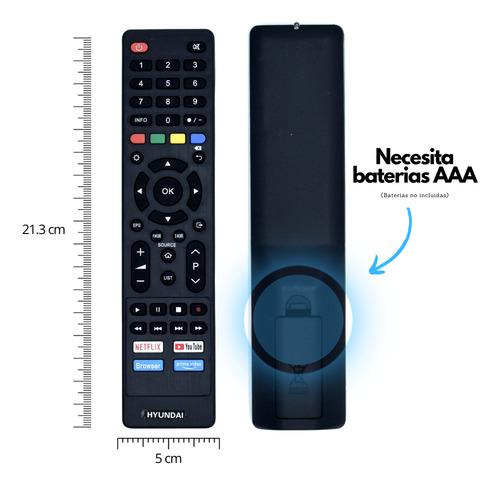Control Remoto Para Hyundai Smart Tv