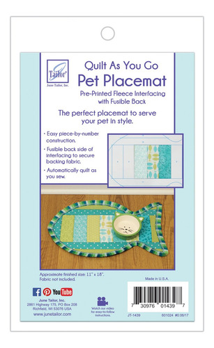 Sastre Colcha Medida Que Avanza Pet Placemat-cat