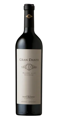 Vino Malbec Dante Gran Dante bodega D. Robino 750 ml