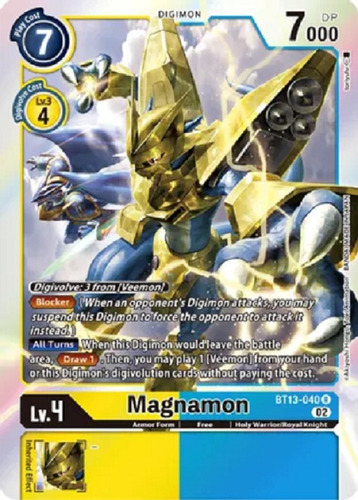 Digimon Tcg Magnamon Bt13 - Nova009