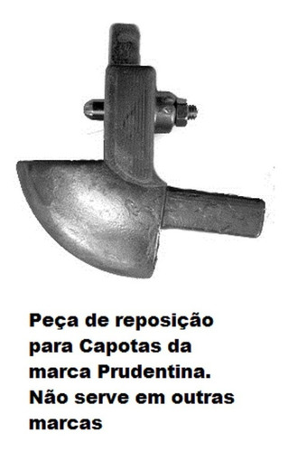 Imagem 1 de 3 de Cantoneira Track Alumínio Kit C/ 2 Peças Capotas Prudentina 