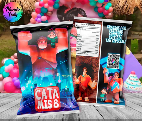 Bolsitas Chip Bag Ralph El Demoledor X 10 Envió Gratis
