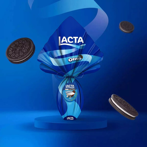 Kit 2 Ovos De Páscoa Lacta Bis + Oreo