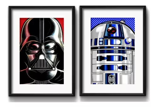 Quadro Decorativo Star Wars Yoda Pop Art 2