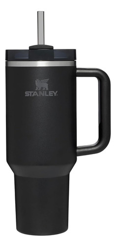 Stanley Quencher Flowstate H2.0- 40oz Termo Color Tigerlily Color Negro tonal