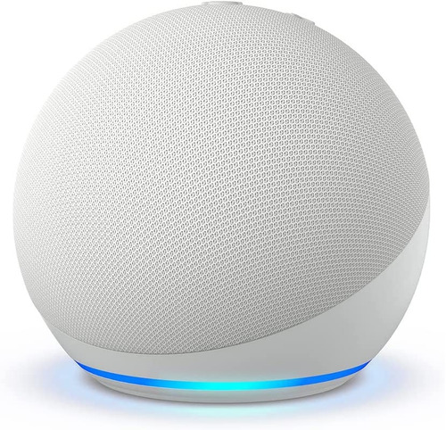 Amazon Echo Dot Smart 5th Gen con asistente virtual Alexa color blanco