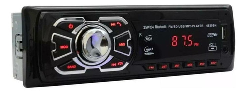 Som automotivo Ruchi NT90003BT com USB, bluetooth e leitor de cartão SD