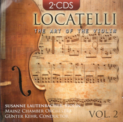  Art Of Violin - Locatelli Volumen 2 - 2  Cd (18 Canciones)